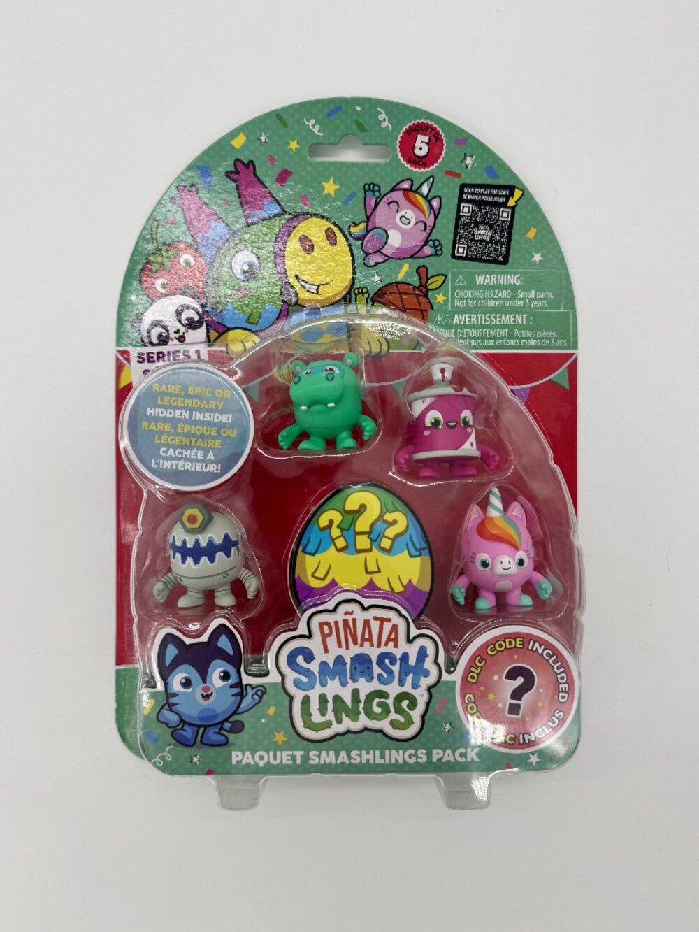 Pinata Smashlings Series 1 5-Pack Sealed Blind Figures Roblox DLC Code New